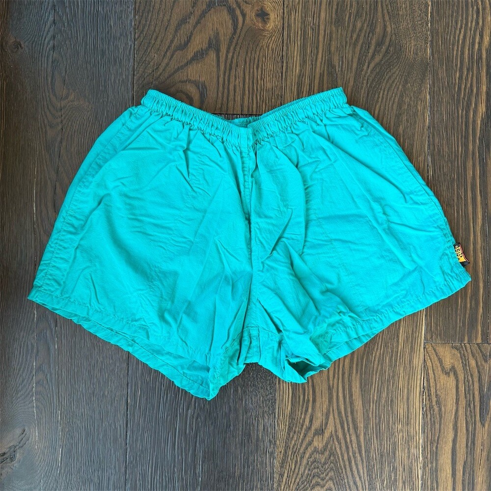 REI Vintage Shorts Size S Teal Green Mesh Lined Pockets
